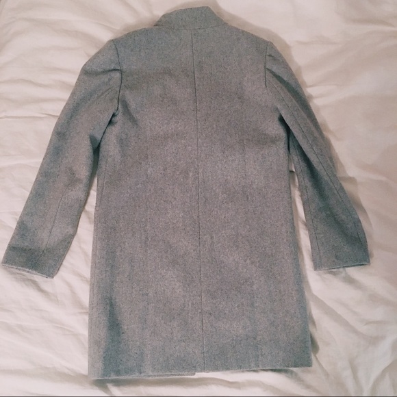 Light Grey Wool Coat - Picture 4 of 4